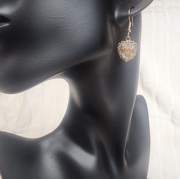 Zipper Pull Charm Earrings - Picture 1 of 3